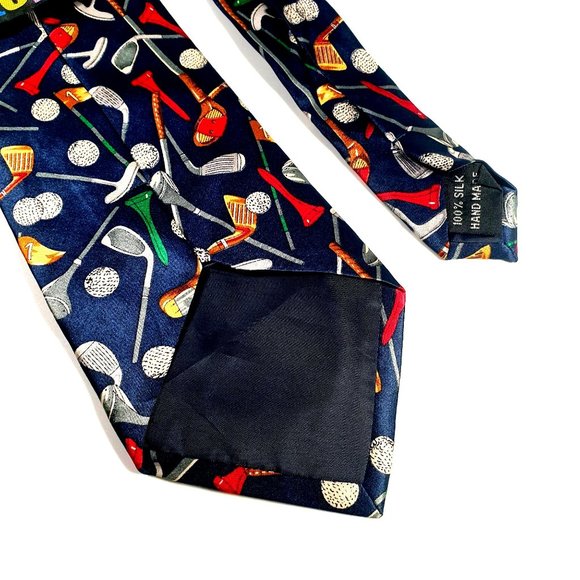 Utopia Golf Mens Necktie Tie Designer Accessory Work Office Dad Gift - Picture 5 of 5